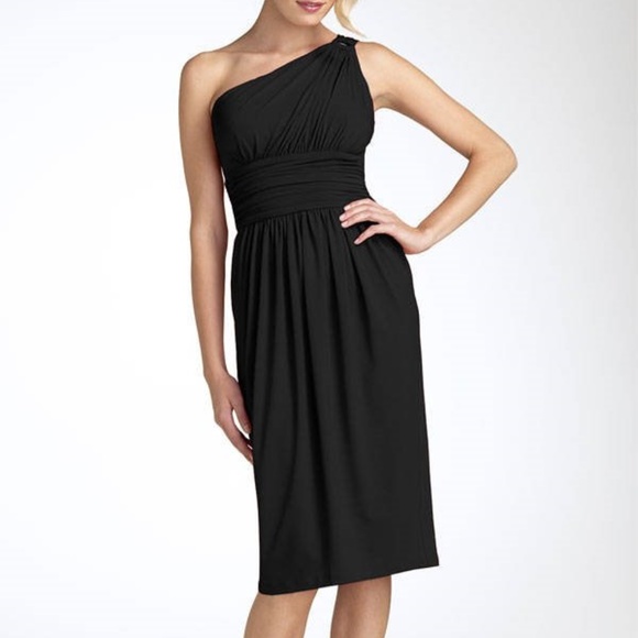 Maggy London Dresses & Skirts - Maggy London one shoulder black dress 🌹Host Pick